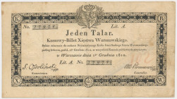 1 talar 1810 - Ossoliński - ze stemplem -