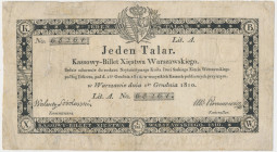 1 talar 1810 - Sobolewski - bez stempla - ex. PMG 20 NET