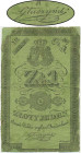 1 złoty 1831 - Głuszyński - gruby papier