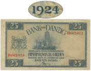 Danzig, 25 Gulden 1924 - B - RARITY