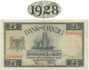 Danzig, 25 Gulden 1928 - B/B - RARE
