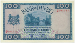 Danzig, 100 Gulden 1931 - D/A -