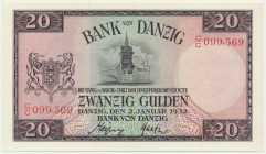 Danzig, 20 Gulden 1932 - C/C -
