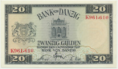 Danzig, 20 Gulden 1937 - K -