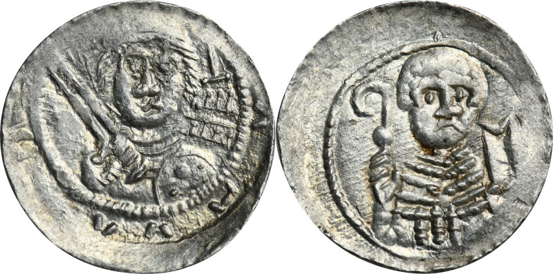 Vladislaus II the Exile, Denarius Denarius of Władysław II the Exile with depict...