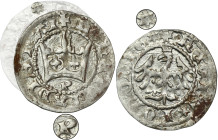Ladislaus II Jagiello, 1/2 Groschen Krakau - RARE, letter P, star BR