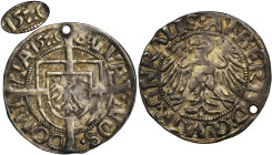 Teutonic Order, Albrecht Hohenzollern, Groschen Königsberg 1520 - VERY RARE