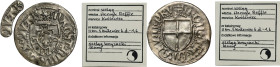 Teutonic Order, Heinrich Reffle von Richtenberg, Schilling undated - RARE, QVAR, ex. Marzęta ex. Marzęta