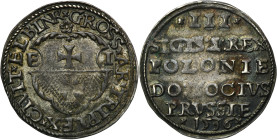 Sigismund I the Old, 3 Groschen Elbing 1536 - RARE R2