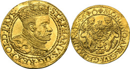 Stephan Bathory, Ducat Danzig 1586 - PHENOMENAL R4