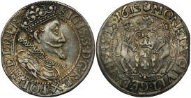 Sigismund III Vasa, 1/4 Thaler Danzig 1613 - RARE R2