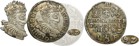 Sigismund III Vasa, 3 Groschen Olkusz 1592 - RARE, ex. Marzęta ex. Marzęta R1