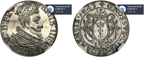 Sigismund III Vasa, Grosz Gdańsk 1623 SB - NGC MS65 MAX - JEDYNY R1