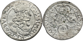 John II Casimir, 6 Groschen Krakau 1662 AT - RARE R3