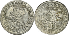 John II Casimir, 6 Groschen Lviv 1661 GBA - RARE, ex. Marzęta ex. Marzęta R3