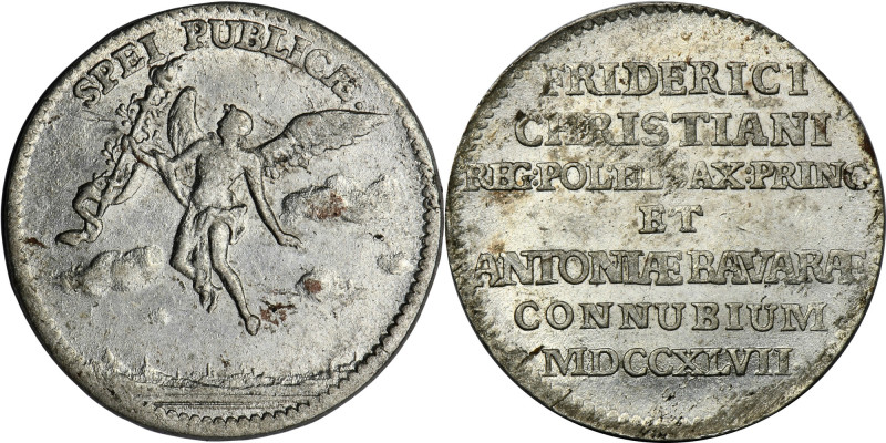 Augustus III of Poland, 2 Groschen Dresden 1747 Two groschen of Augustus III of ...