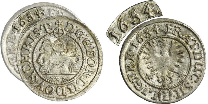 Silesia, Duchy of Liegnitz-Brieg-Wolau, Georg III, Ludwig IV, Christian, 1 Kreuz...