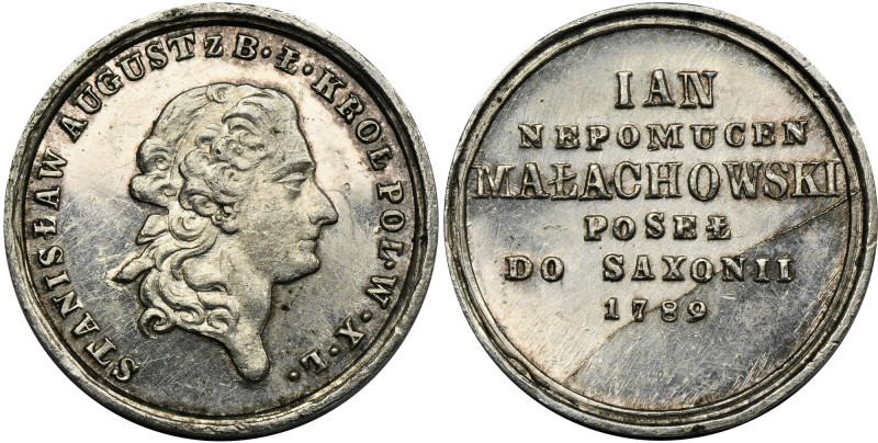 MAJNERT, Medal from the Deputies Suite, Poniatowski, Jan Nepomucen Małachowski -...