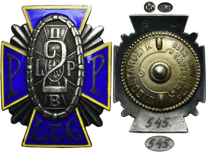 Commemorative badge of the 2nd Legions Infantry Regiment from Sandomierz Odznaka...