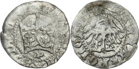 Ladislaus II Jagiello, 1/2 Groschen Krakau - letter P
