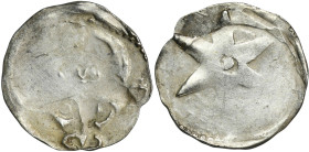Silesia, Duchy of Glogau, Heinrich III or sons, Silesian parvi Wohlau? undated - UNLISTED, VERY RARE NIENOTOWANY