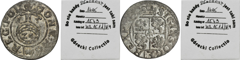 Sigismund III Vasa, Polker Bromberg 1615 - ex. Górecki Variety with an obverse o...