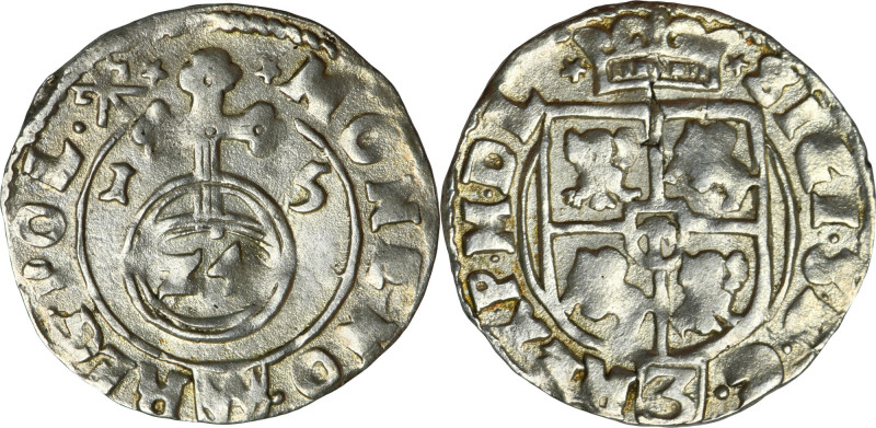 Sigismund III Vasa, 3 Polker Krakau 1615 - ex. Marzęta Variety with Abdank coat ...