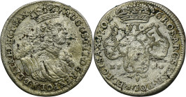 Augustus II the Strong, 6 Groschen Leipzig 1702 EPH