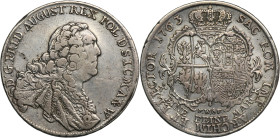 Augusts III of Poland, Thaler Dresden 1763 FWôF R1