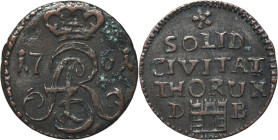 Augustus III of Poland, Schlilling Thorn 1761 DB R1