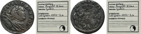 Augustus III of Poland, Schilling Guben 1753 V - ex. Marzęta ex. Marzęta