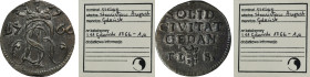 Poniatowski, Schilling Danzig 1766 FLS - ex. Marzęta ex. Marzęta