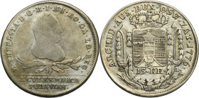 Galicia and Lodomeria, Maria Theresa, 15 Kreuzer Wien 1776 CA
