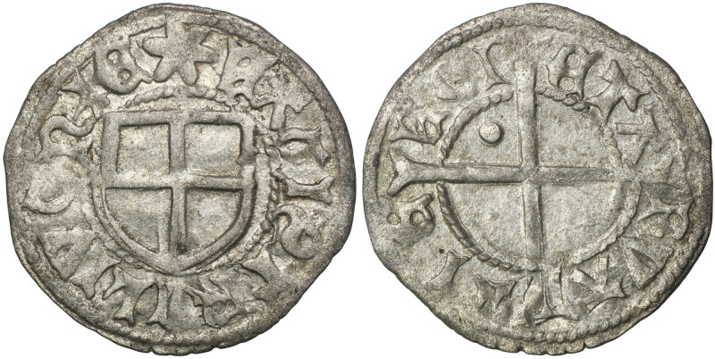 Livonian Order, Bernd von der Borch, Szeląg Rewal undated Diameter 19 mm, weight...