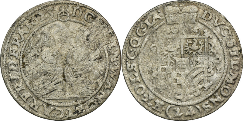 Silesia, Duchy of Münsterberg-Oels, Heinrich Wenceslaus and Carolus Friedrich, 2...