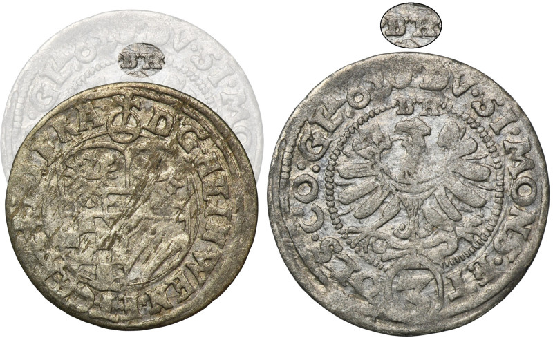 Silesia, Duchy of Münsterberg and Oels, Heinrich Wenzel and Karl Friedrich, 3 Kr...