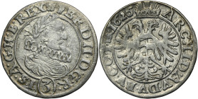 Silesia, Habsburg rule, Ferdinand II, 3 Kreuzer Breslau 1626 HR