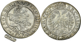 Silesia, Habsburg rule, Ferdinand II, 3 Kreuzer Breslau 1627 HR - RARE, date under the bust R1