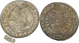 Silesia, Habsburg rule, Ferdinand II, 3 Kreuzer Breslau 1628 HR - RARE, date under the bust R1