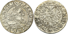 Silesia, Habsburg rule, Ferdinand II, 3 Kreuzer Breslau 1628 HR