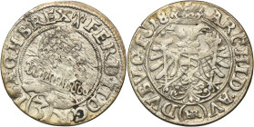 Silesia, Habsburg rule, Ferdinand II, 3 Kreuzer Breslau 1628 HR