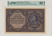 1.000 marek 1919 - III Serja AF - PMG 65 EPQ