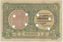 5 złotych 1925 - fałszerstwo z epoki