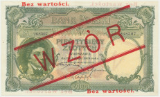 5.000 złotych 1919 - WZÓR - wysoki nadruk