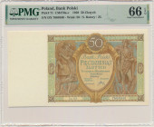 50 złotych 1929 - Ser.DX. - PMG 66 EPQ