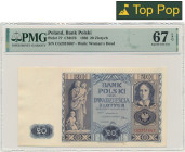 20 złotych 1936 - CG - PMG 67 EPQ MAX