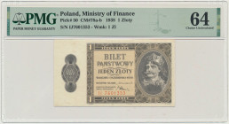 1 złoty 1938 - IJ - PMG 64