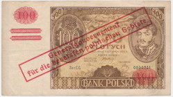 100 złotych 1934 - Ser. CC. - fałszywy przedruk okupacyjny -