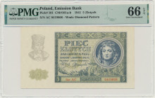 5 złotych 1941 - AC - PMG 66 EPQ
