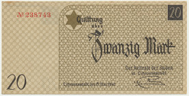 20 Mark 1940 - no. 1 without watermark -